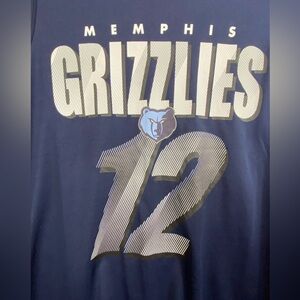 Ja Morant Memphis Grizzlies Jersey Shirt XL NBA #12 Sleeveless Navy